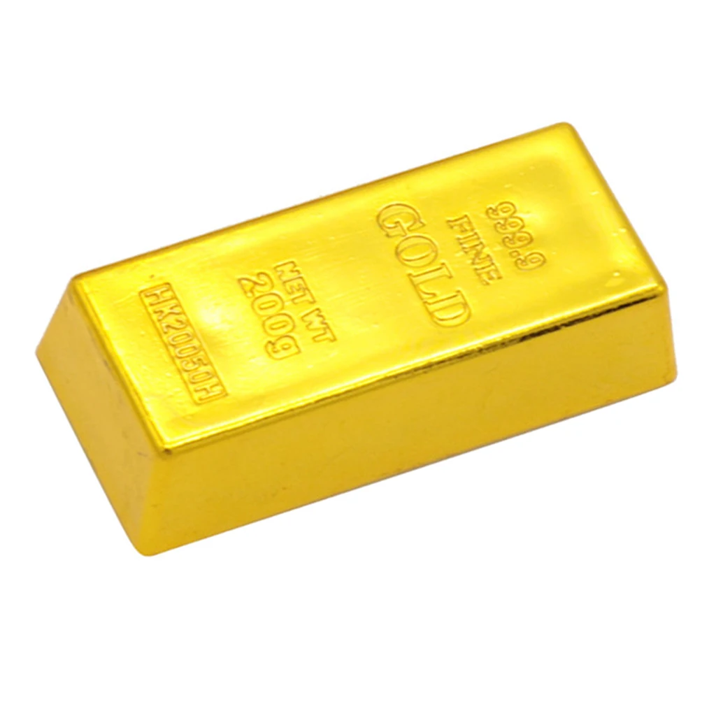 Fake Gold Bar Paperweight/Door Stop 